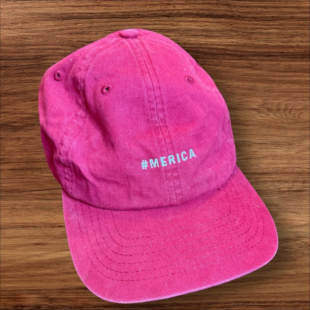 Red #MERICA Wembley Baseball Cap